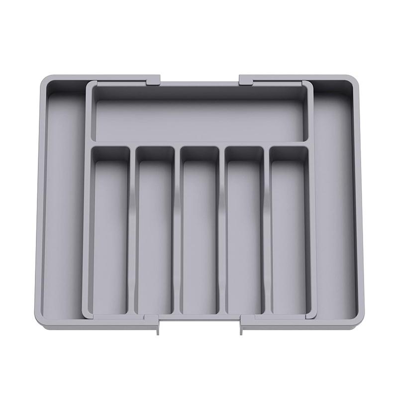 Держатель-органайзер для серебра для вечеринки, регулируемый поднос для посуды для ящиков, расширяемый держатель для столовых приборов, кухонный ящик, поднос для посуды