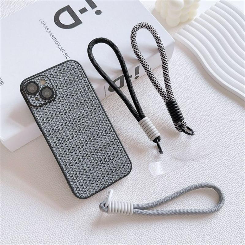 Ремешок для мобильного телефона, подвесной шнур с кольцом-цепочкой и накладным ремешком на запястье для чехла для мобильного телефона, брелок с веревкой