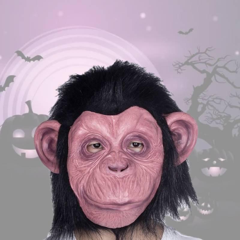 Realistic Latex Monkey King Mask For Halloween And Costume Parties Scary Gorilla Design