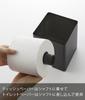 Yamazaki Tissue Toilet Paper x x RIN Tissue Toilet Paper 2001 Top-loading & Case, Brown, Approx. W14.2 D14.2 H15.8cm, Case, Case, Square,