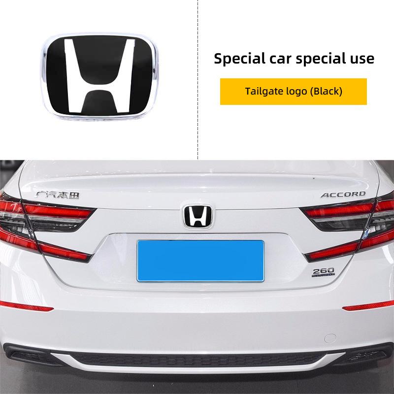 MPC4 Car Front Grille Badge Auto Steering Wheel Trunk Decorate Stickers For Honda FIT 2014-2018 Year Civic 8th 9th 9.5th 10th Generat