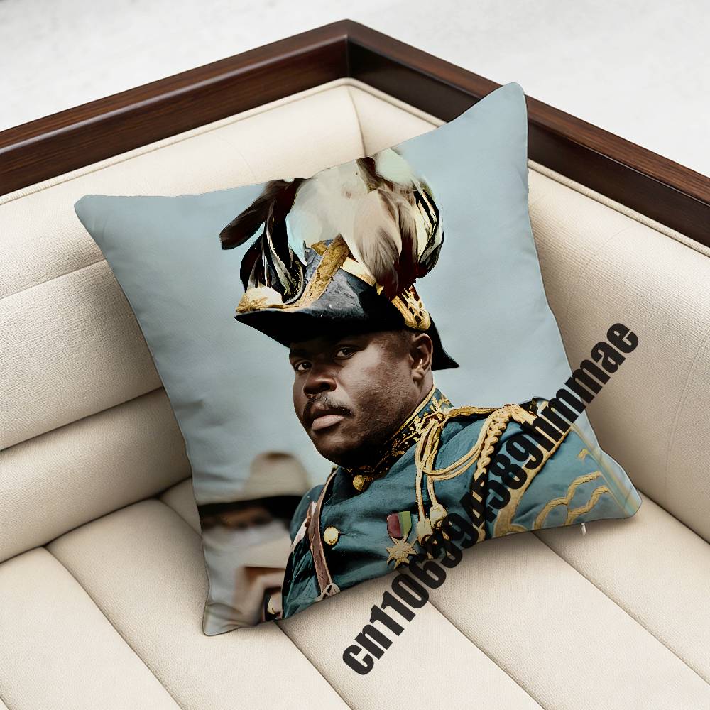 For Marcus Garvey Black Red Green Africa Panafrikanische Flagge Throw Pillow Case Sham Square Car Pillowcase Pad Cushion Cover
