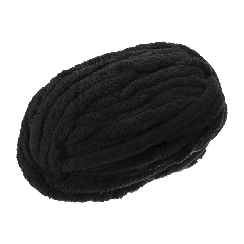 Объемная пряжа Полиэстеровая пряжа для пледа, Пряжа толстая шениловая ручной вязки для вязания крючком пледов, сумок, шарфов, шапок 27 м x 2 см