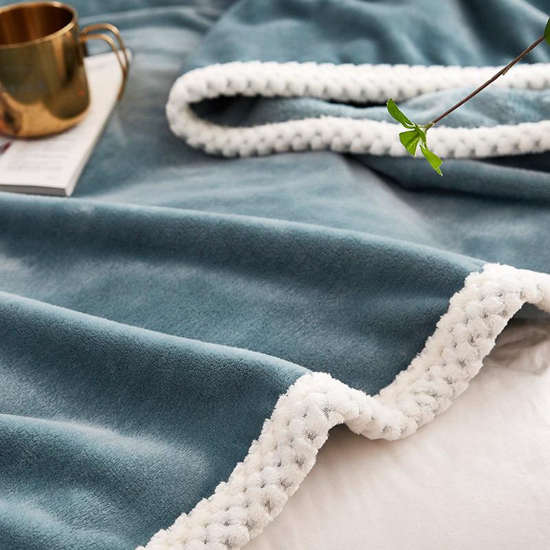 Новый стиль, одеяло из молочной шерсти, теплое утолщенное зимнее подарочное одеяло, простыня, одеяло, коленное одеяло