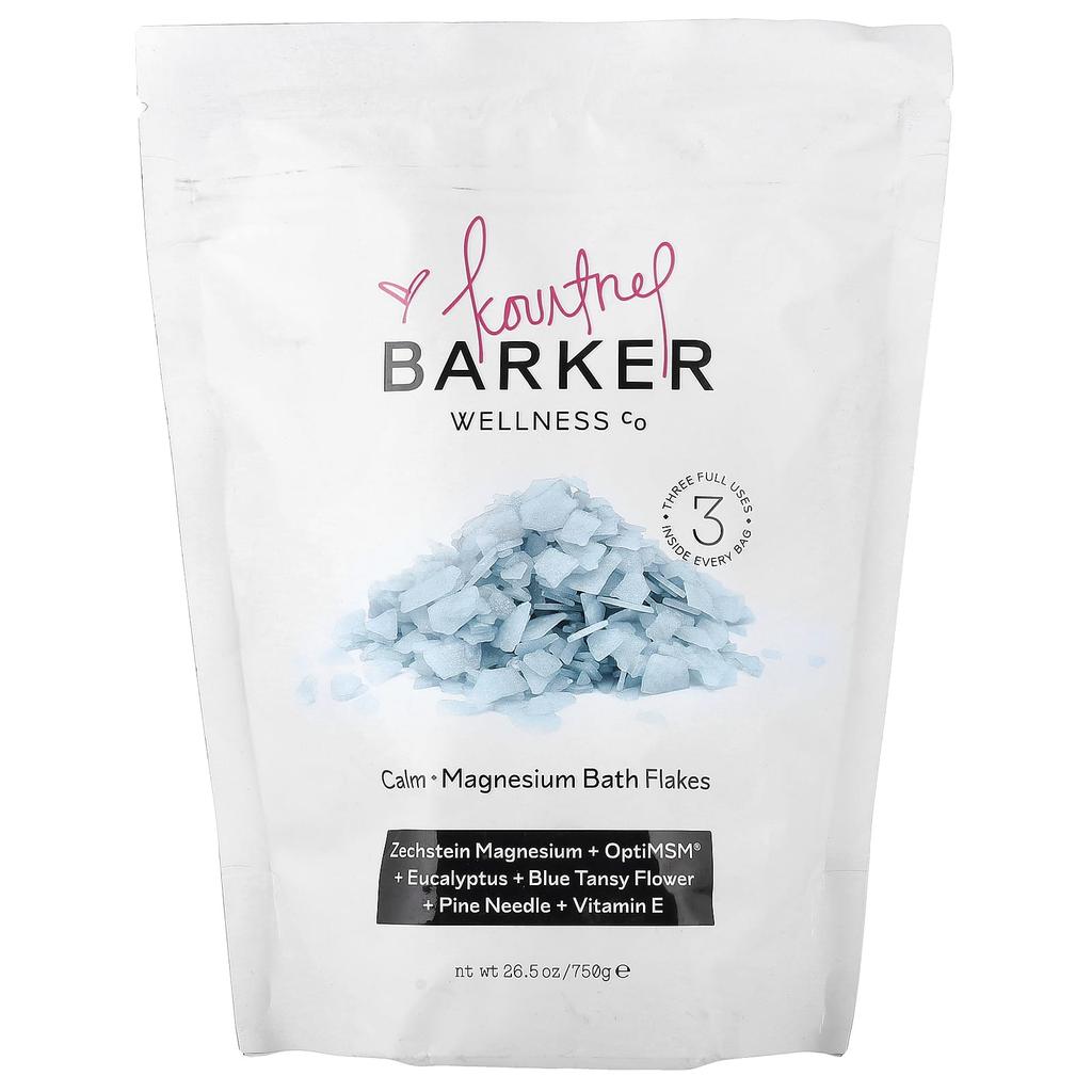 Barker Wellness Co, Calm, Magnesium Bath Flakes, 750g (26.5oz)