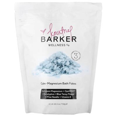 Barker Wellness Co, Calm, Магниевые хлопья для ванны, 750 г (26,5 унций)