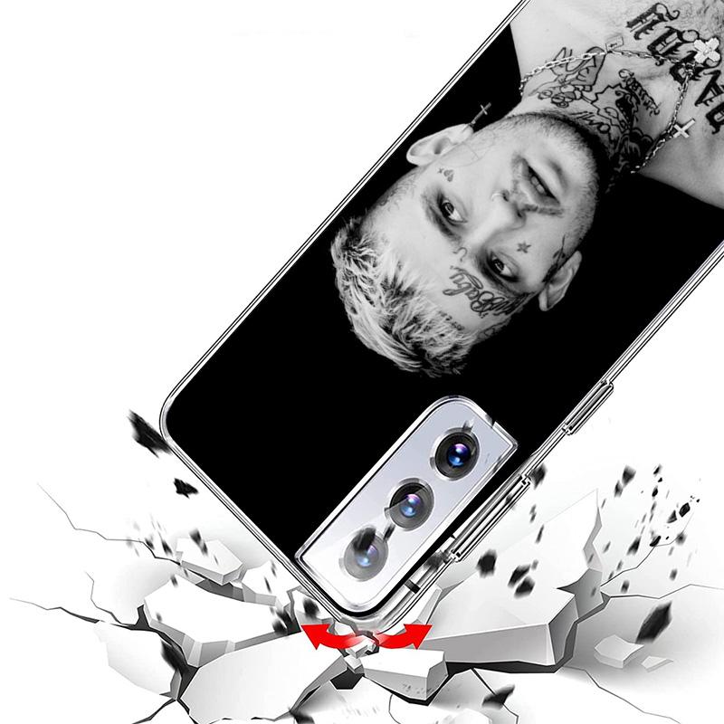 Чехол для телефона певца Lil Peep для Samsung Galaxy S24 S25 Edge S26 Ultra S23 S22 S21 Plus S20 FE + Чехол с персонализированной печатью Galaxy S