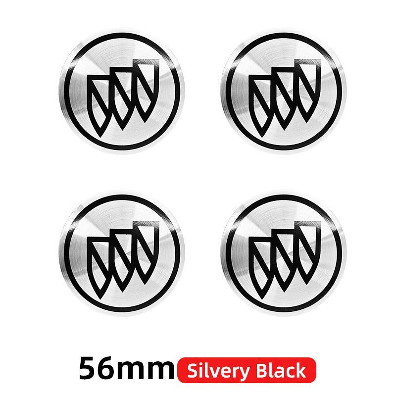 4pcs 56mm 60mm 65mm Car Wheel Center Hub Cap Rim Cover Stickers For Buick GL8 Park Avenue Encore LaCrosse Regal Excelle GT XT