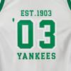 Новые женские майки MLB New York Yankees серебристого цвета 3FTKV0443-50SIS
