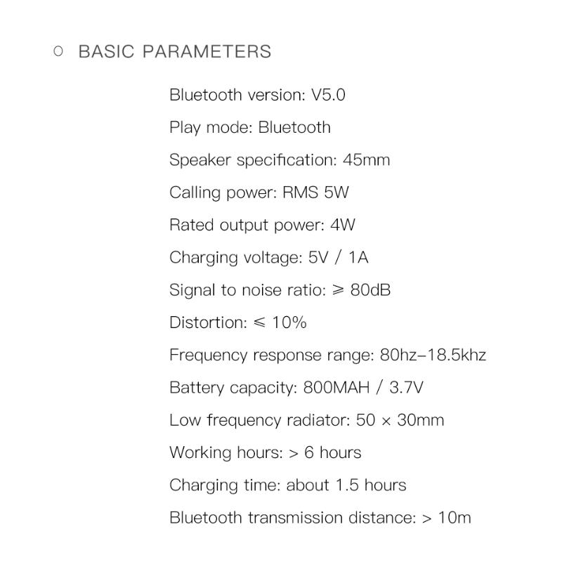 Уличный светодиодный громкоговоритель портативный прозрачный стерео бас воспроизведение аудио TWS Hifi беспроводной Bluetooth динамик