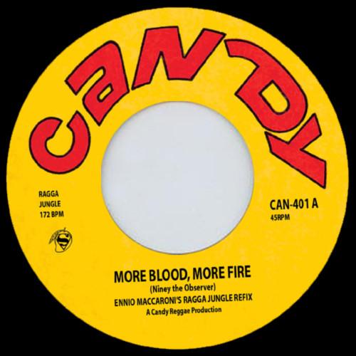 7inch Record ENNIO MACCARONI More Blood More Fire CAN401 Candy Reggae 2013 UK Reggae Ska Dub Used