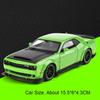 1:32 Eldorado Biarritz Challenger Hellcat Car Toy Model Alloy Diecast Pull Back Sound Light Doors Opened Models Collection Gift