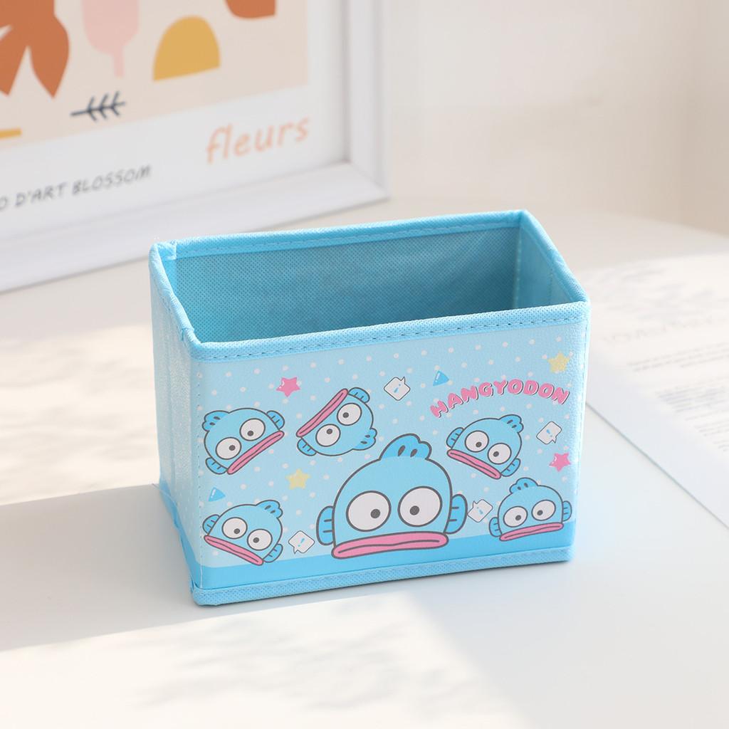 Hello Kitty Kuromi Cinnamoroll My Melody Узор Складной Настольный Органайзер для Хранения Косметики и Офисных Принадлежностей