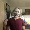 Exorcist Smiling White-Eyed Demon Latex Mask - New Style Halloween COS Horror Headgear