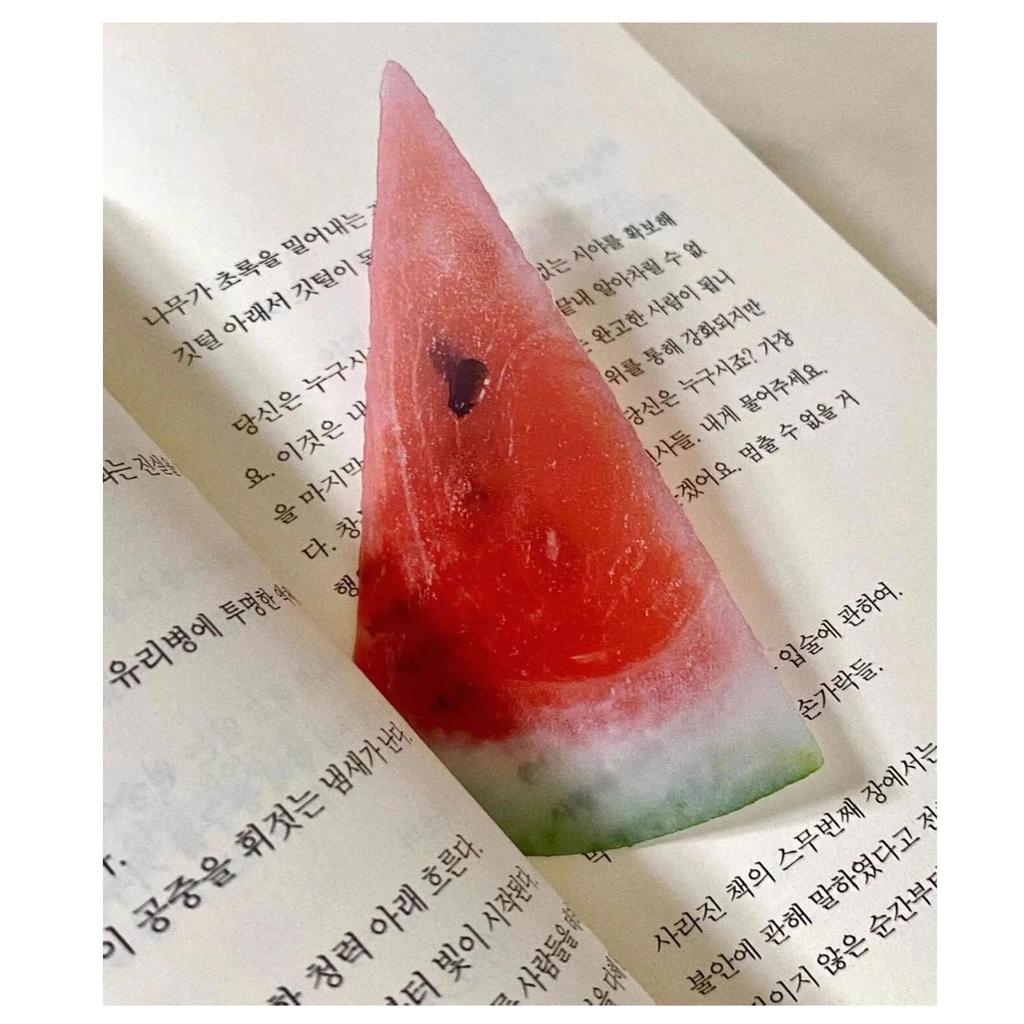Creative Fruit Apple Slice Bookmark With Simulation Funny Design Sense For INS Fixed Book Photography Cartoon Cute Note Bookmark