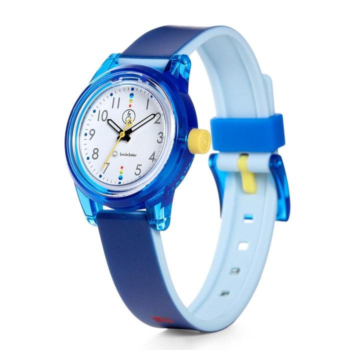 Q&Q SmileSolar Watch Solar Analog Matching Style Waterproof Polyurethane Strap RP29-010 Women's Blue