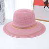 Шляпа для женщин, летняя соломенная шляпа, защитная шляпа от солнца, модная пляжная шляпа, универсальная шляпа от солнца с большими полями, защита от ультрафиолета для женщин