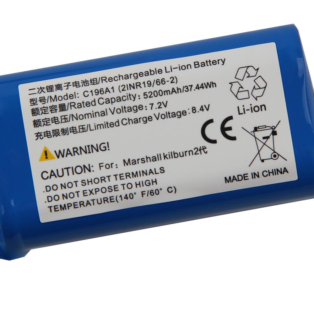 Новая сменная батарея C196A1 для Bluetooth-динамика Marshall Kilburn II 5200 мАч с инструментами