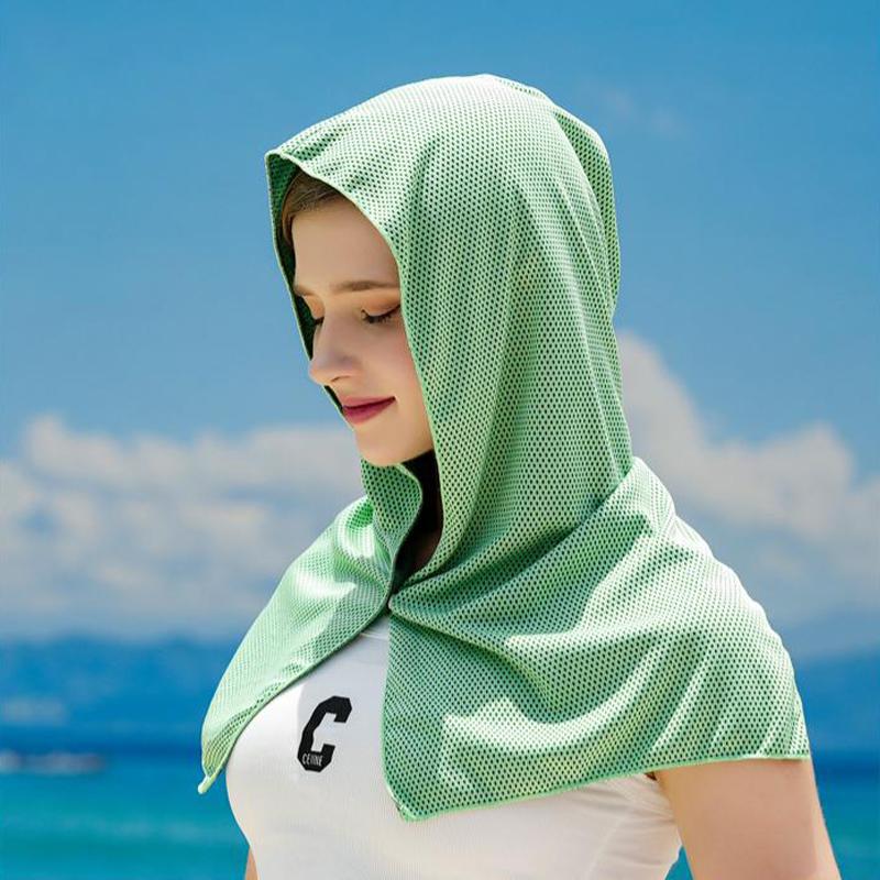 2026 Summer Arrival Cooling Beach Shawl Sun Protection Breathable Uv Protection Sun Hat