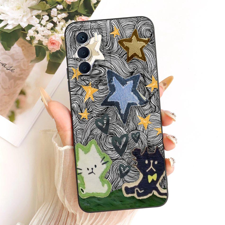 Для Infinix Zero 5G 2023 X6815C X6815D Милый Кот Цветок Мультяшный Чехол для Телефона Для Infinix Zero 5G (2023) Мягкие силиконовые бамперы
