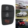 1/2 шт. Запасной корпус брелока с 3 кнопками, резиновая накладка для Hyundai I10 I20 I30 IX35 Kia K2 K5 Rio Sportage, детали для складного ключа