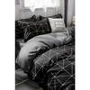 Double Sided Double Duvet Cover Set With Elastic Sheets