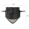 Portable Paperless Pour Over Coffee Dripper Tea Infuser Foldable Stainless Steel Drip Coffee Tea Holder Reusable Coffee Filter