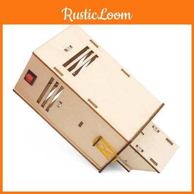 Детский деревянный DIY электрический пылесос, набор для научного эксперимента, практическое обучение, STEM-игрушка Р-19а
