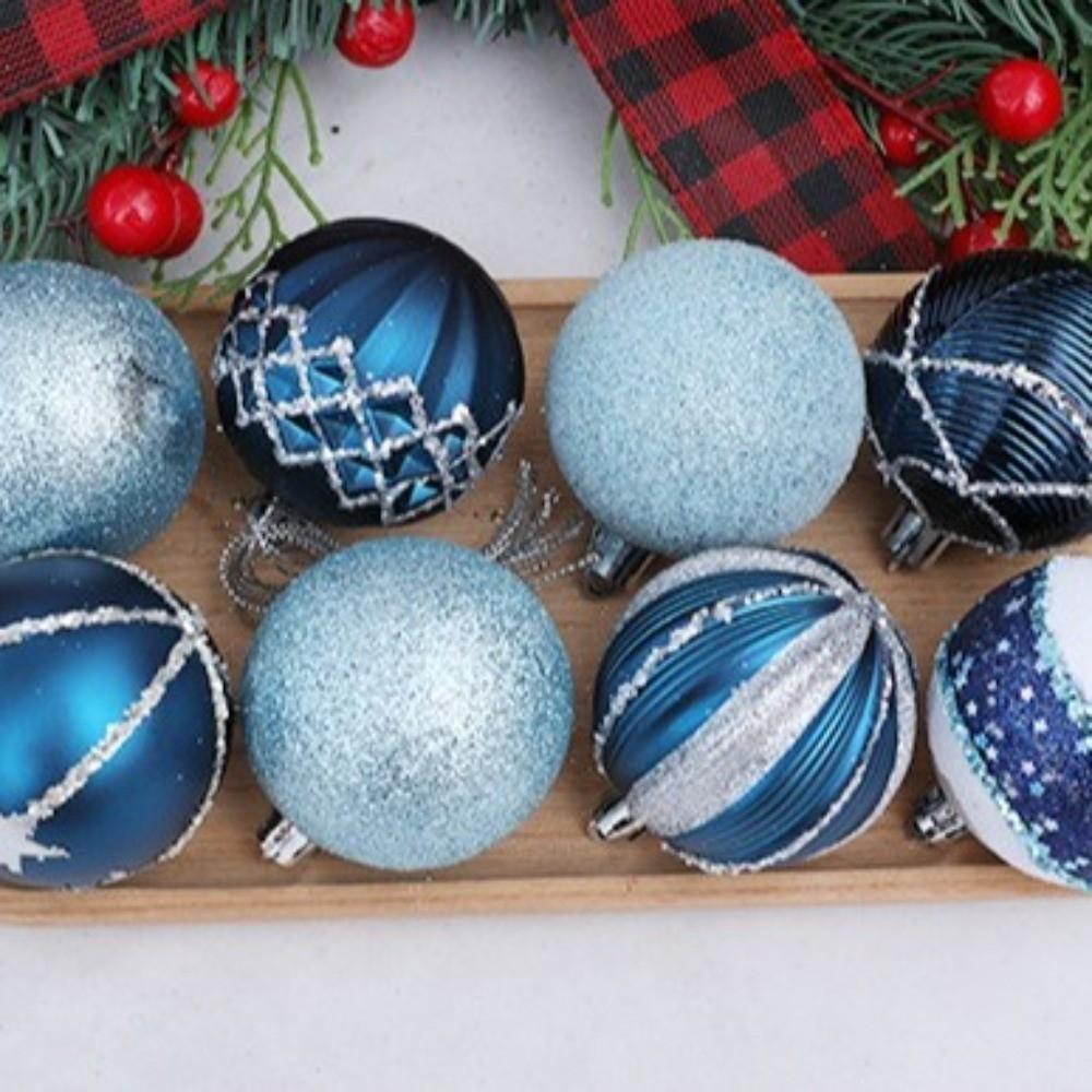 Гальванизированный Рождественский Подвесной Шар Небьющийся Украшение для Рождественской Елки Фотореквизит