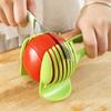 Tomato Lemon Slicer Circular Fruit Onion Cutter With Knife Handle Guide Kitchen Potato Lemon Rack Multipurpose Shredder Cutter Accessories