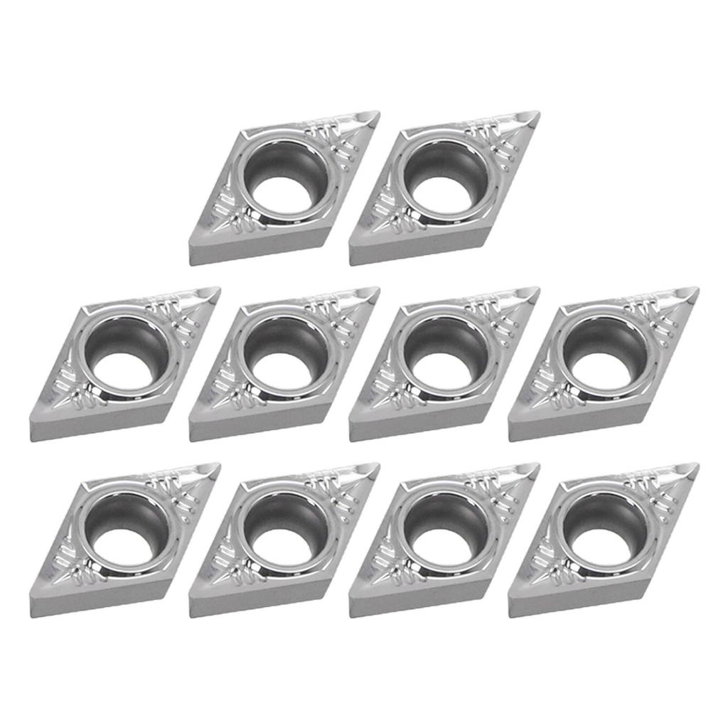 New Carbide Lathe Insert DCGT11T304 Turning Tool 10pcs Aluminum Inserts Professional For Aluminum For Turning Cutting