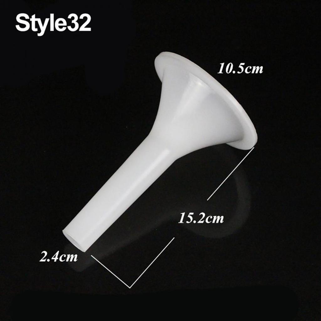 Manual Plastic Sausage Stuffer Filler Funnel Maker Tube for Meat Grinder 1Pc