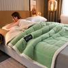 Milk Wool Warm Thickened Blanket Blanket Quilt Cashmere Luxurious Queen Size Cotton Warm Quilt In Autumn And Winter