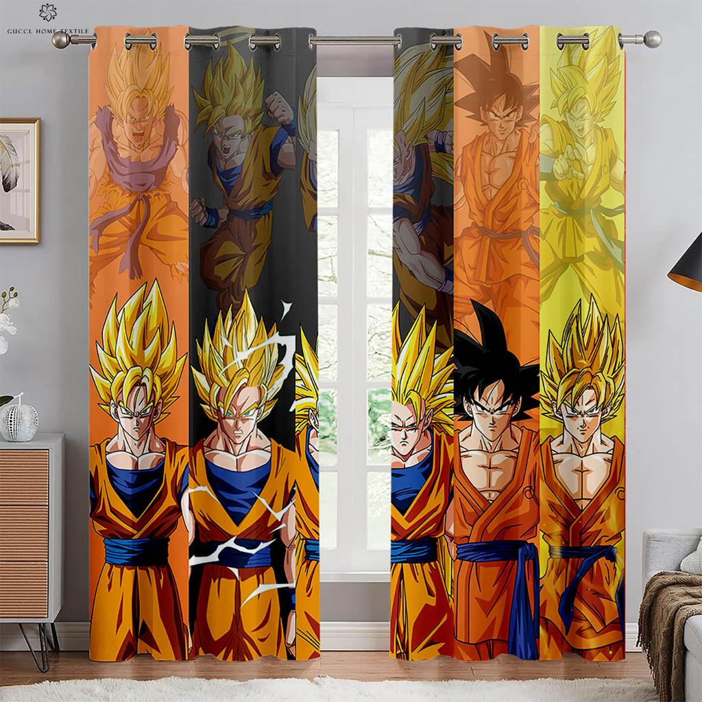 Шторы с принтом в стиле аниме для детской комнаты, спальни, гостиной, общежития, декоративные шторы, домашний текстиль