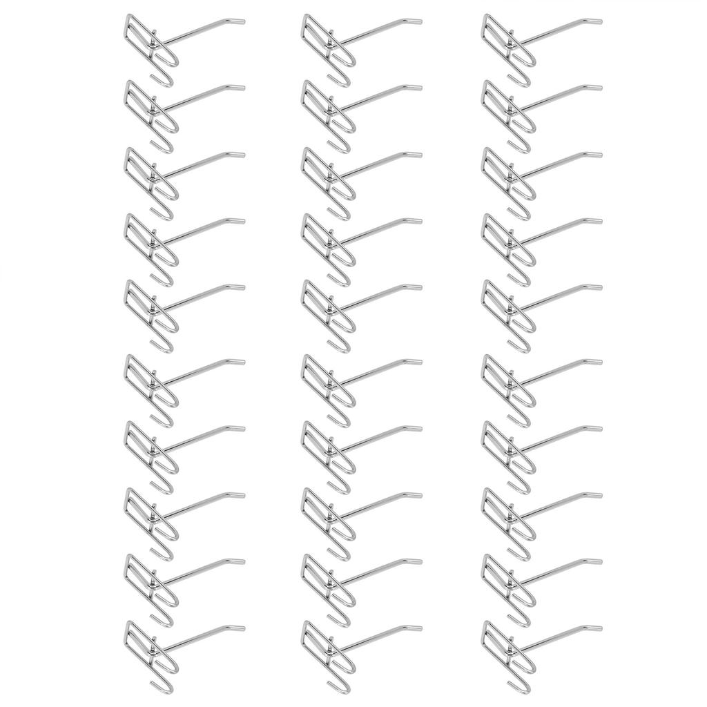 30 шт. Крючок для полки из железной сетки для супермаркета, крючок для полки для ювелирных изделий, толщина 3,5 мм, 15 см / 5,9 дюйма