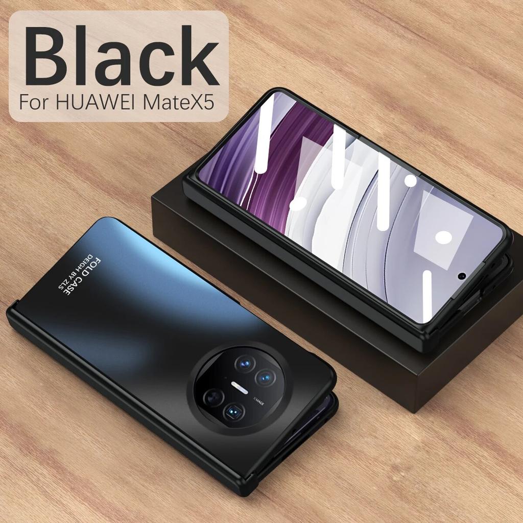 Роскошный чехол со стеклянной пленкой на переднем экране для Huawei Mate X5, чехол для Huawei Mate X5, шарнирный чехол, противоударный защитный чехол