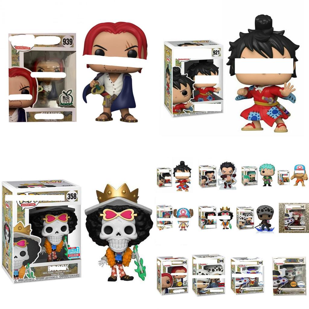 Funko Pop One Piece Брук Фигурка Модель 10см ПВХ Материал Красочная Упаковка Аниме Персонаж