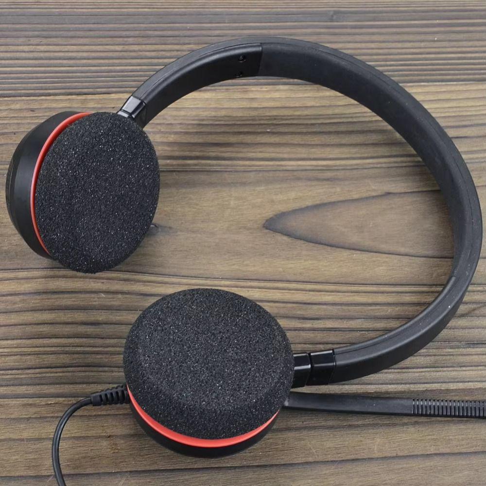 Сменные амбушюры для наушников Jabra evolve 20 20se 30 30II 40 65 65, мягкие амбушюры из пены с эффектом памяти, чехол-накладка для наушников