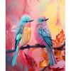 DIY Painting By Numbers Colored Magpie Kits On Canvas With Frame Acrylic Paint Picture Coloring By Number Wall Art Home Decor