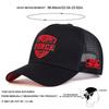 Mesh Yarn Baseball Cap Embroidery Snapback Hat Casual Sun Hat  for Men Women