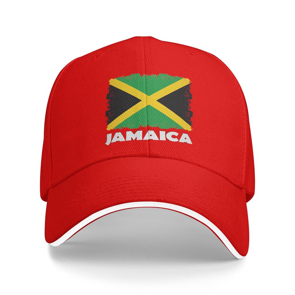 Spring Jamaica National Flag Distress Baseball Cap Kpop Rock Streetwear Custom Logo Sun Trucker Hat Women Hot Sale Baseball Caps