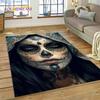 Horror Skull Girl Dead Gothic Undead Female Carpet Rug for Home Living Room Bedroom Sofa Doormat Decor,Kid Area Rug Non-slip Mat