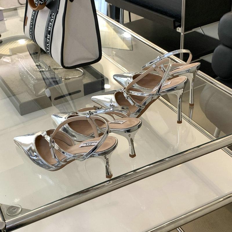 Fashion Heels New Fine Heel Pointy One Line Buckle Sandals Fashion All-Match Bag Head Pointy