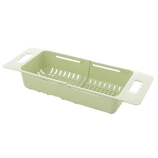 Полая пластиковая кухонная корзина для фруктов, выдвижная овощная корзина, слив для мытья