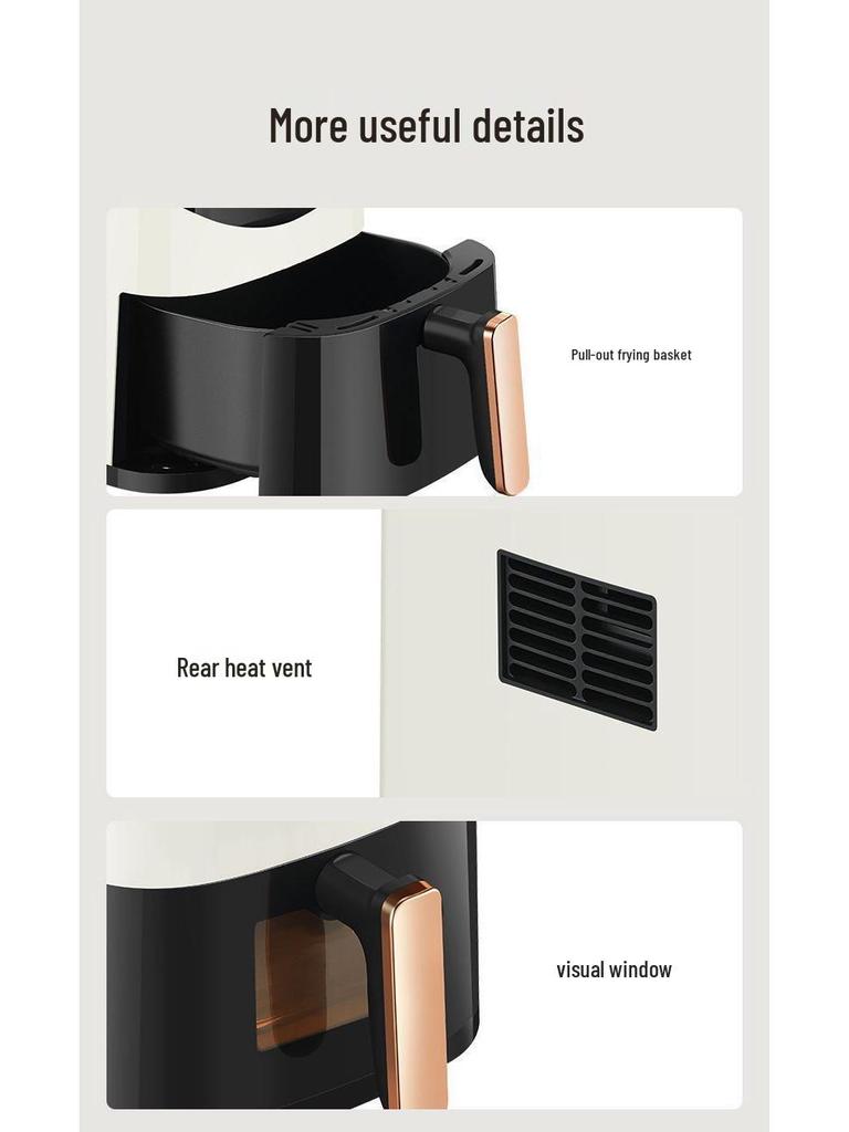 Многофункциональная аэрофритюрница большой вместимости для приготовления без масла