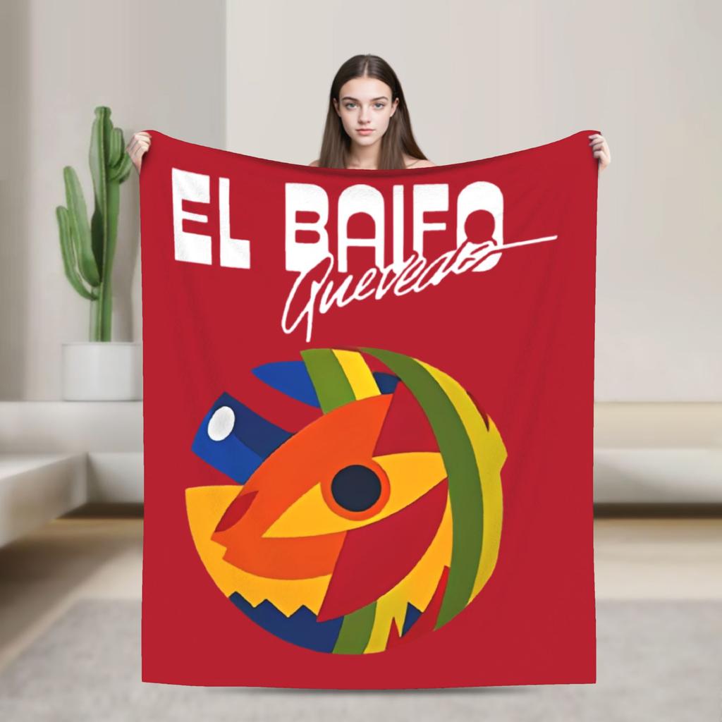 Quevedo El Baifo Blanket Quality Super Soft Throw Blanket Winter Children Couch Chair Sofa Bed Street Trend Bedspread
