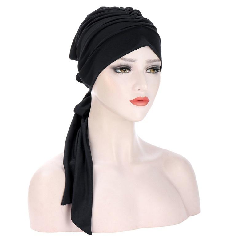Women Muslim Cancer Head Scarf Chemo Hair Loss Hat Floral Printed Headwear EMA