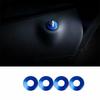Blue Aluminum Inner Door Lock Down Bolt Ring Trim Fit For 2015- Benz C-Class