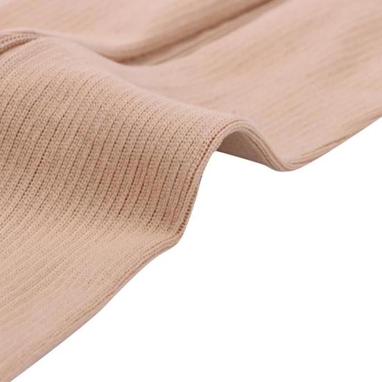 Men Women Knee High Zipper Open Toe Socks Leg Compression Support Stockings