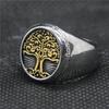 Золотое кольцо 'Дерево жизни' из нержавеющей стали 316L для мужчин, дропшиппинг, 7-14 дней, стильное ювелирное изделие, модный подарок